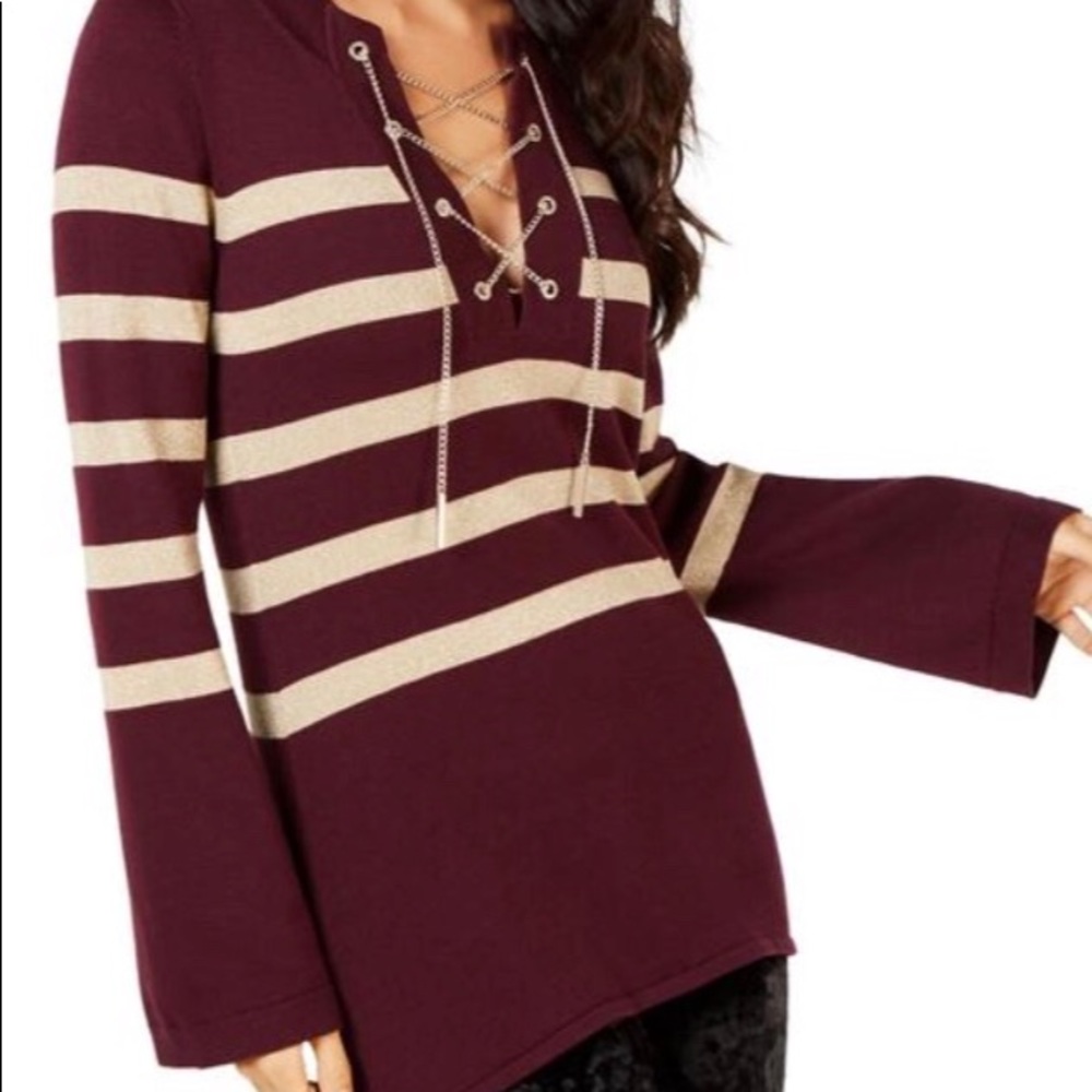 MICHAEL Michael Kors Burgundy Sweater Size Large